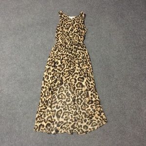 Animal Print Center Split Dress | Sans Souci